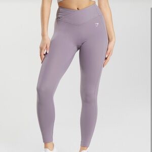 Gymshark Crossover Leggings Slate Lavender Medium